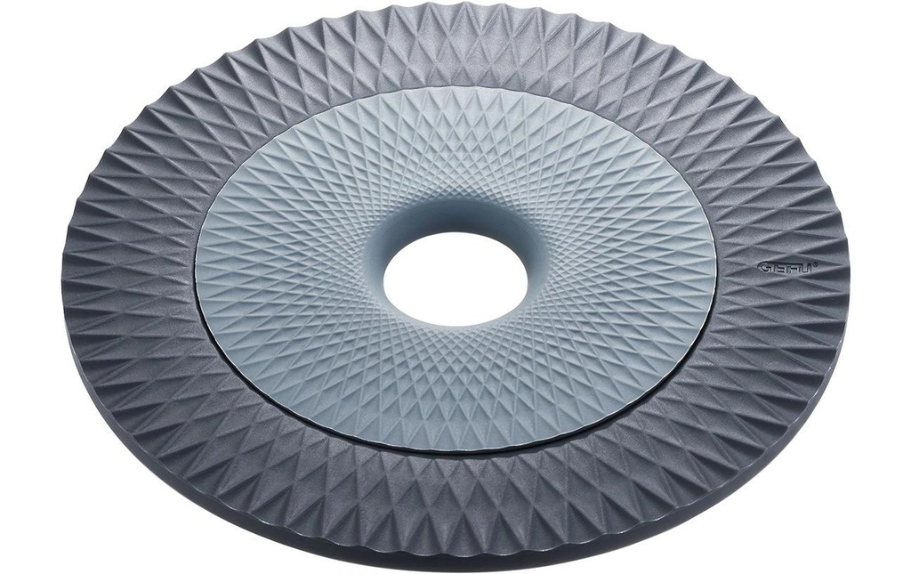 GEFU Dessous de plat Circo en 2 parties noir/gris