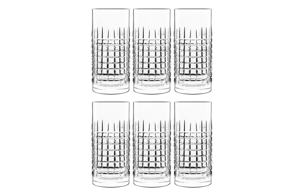 Luigi Bormioli Verre à long drink Le charme de Mixology 48 cl, 6 pièces. Transparent