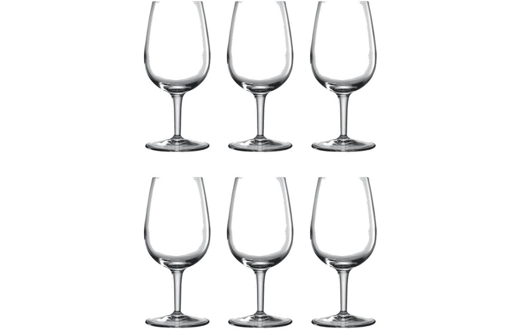 Luigi Bormioli Service de verres à vin DOC 31 cl, 6 pièces, Transparent