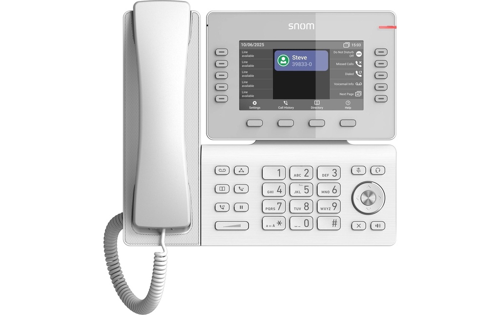 snom Téléphone de bureau D815W Blanc