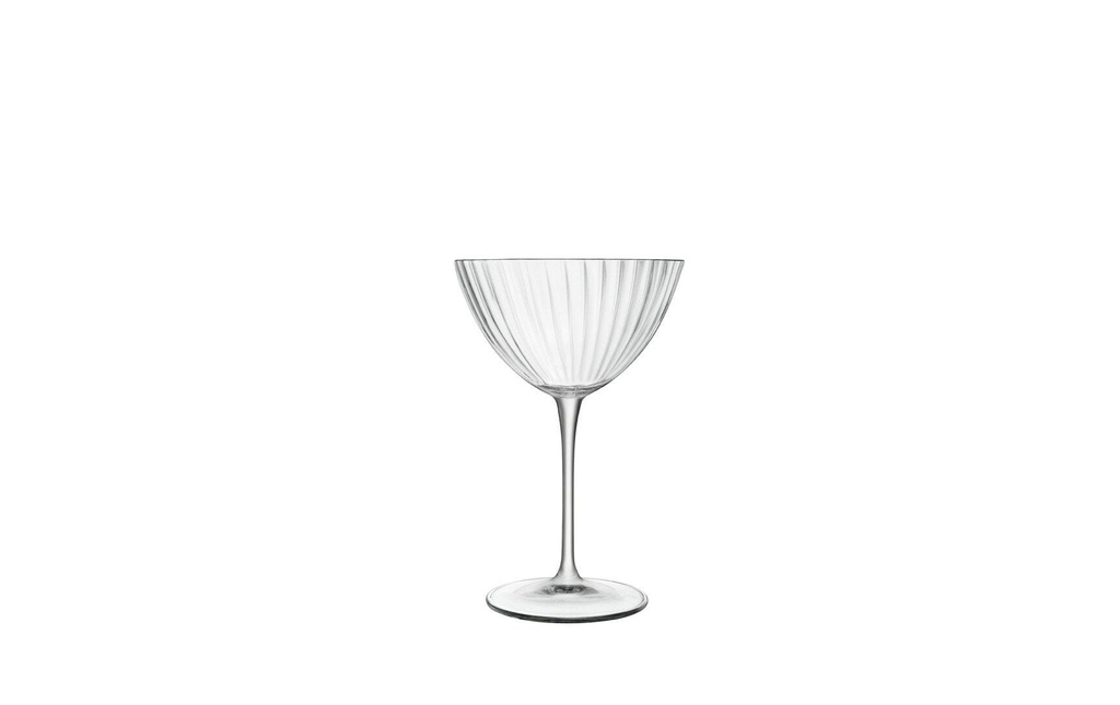Luigi Bormioli Verre à Martini Optica 22 cl, 4 pièces, Transparent