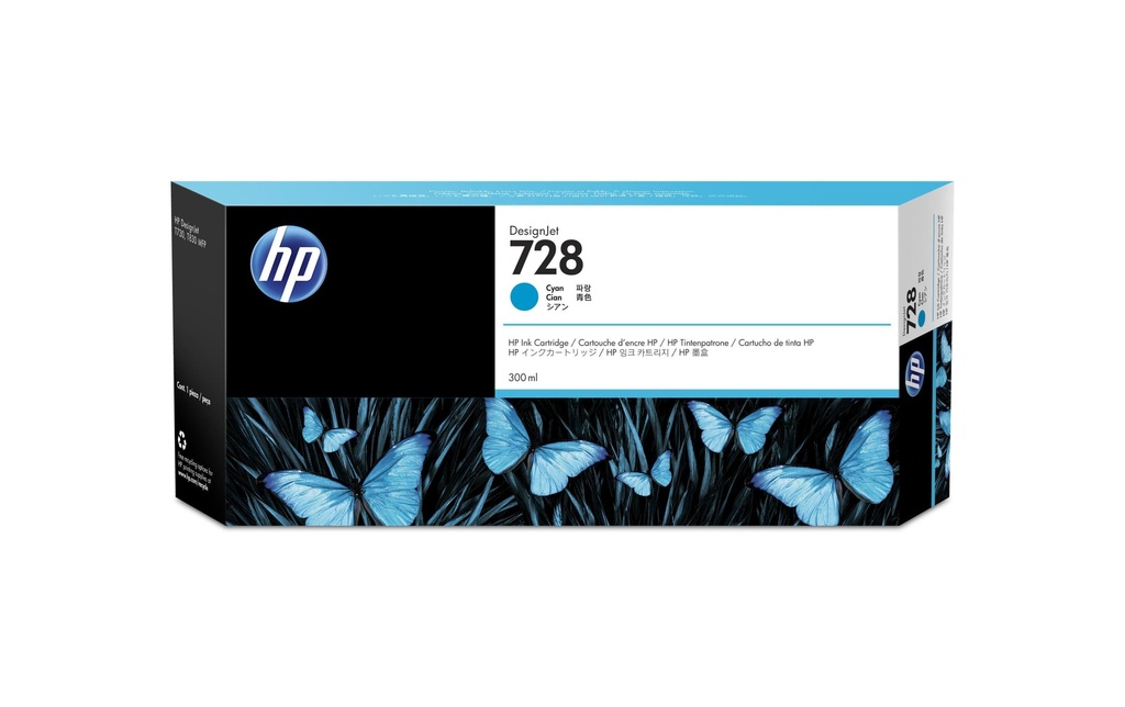 HP HP cartouche d'encre 728 cyan