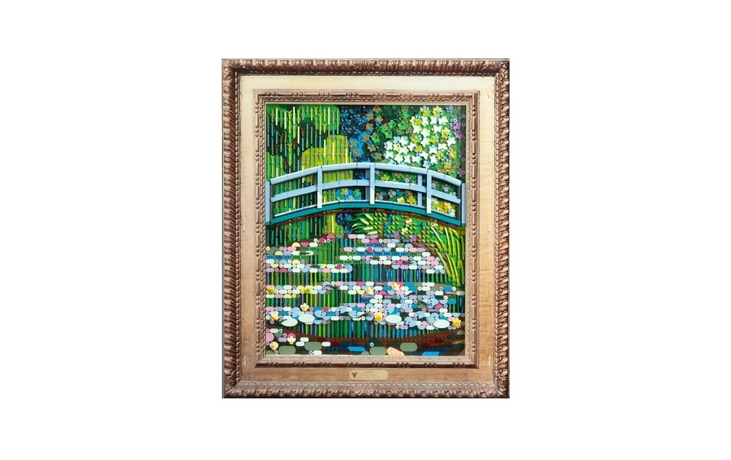 iDisplayit Présentoir mural en acrylique pour LEGO 31220 Claude Monet