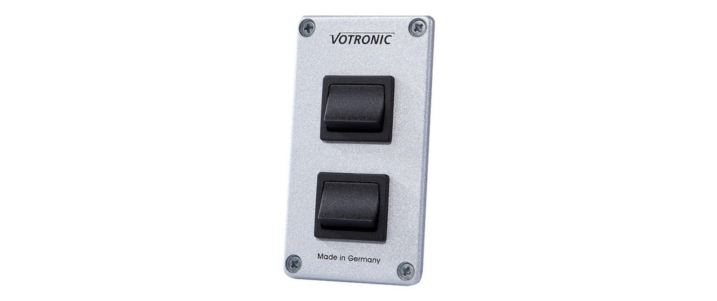 Votronic Panneau d'interrupteurs 2 x 16 A S