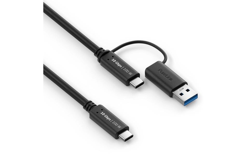 PureLink iSeries Câble USB C-C, embout USB-A USB-C - USB-A/USB-C 0.5 m
