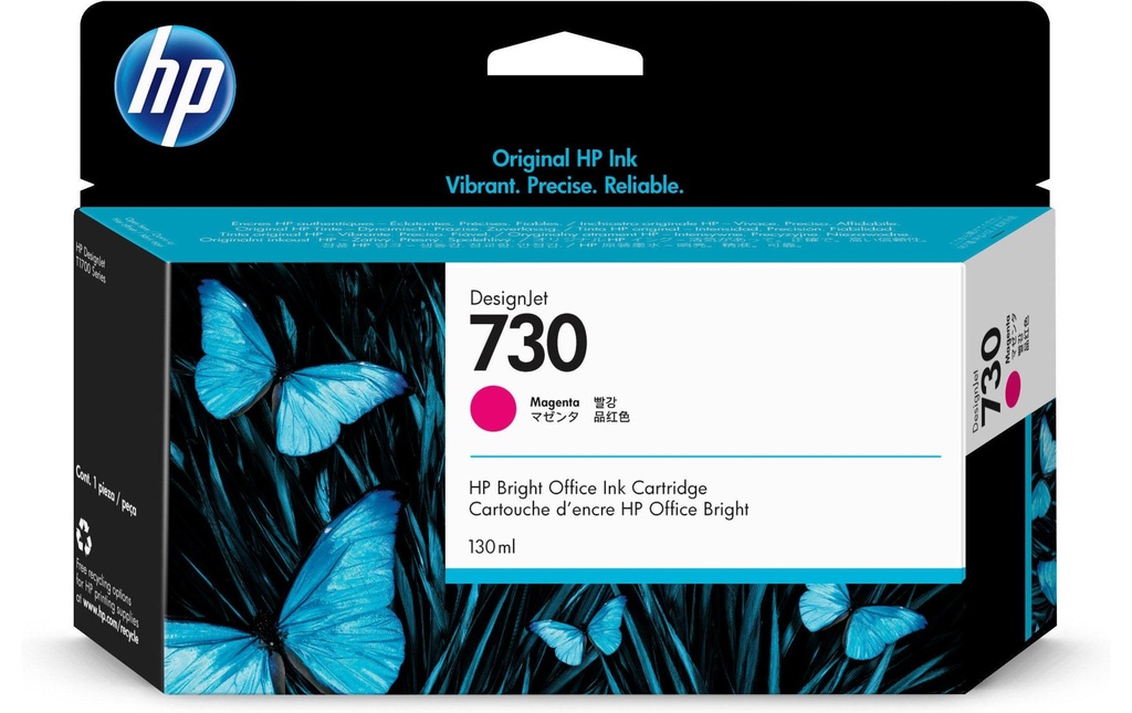 HP HP cart.d'encre 730 130ml mag
