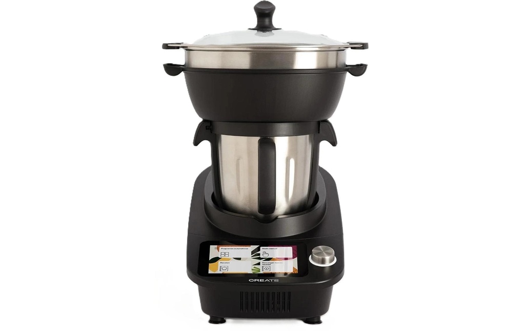 Create Robot ménager Chefbot Touch Pro Connect Noir/Argenté