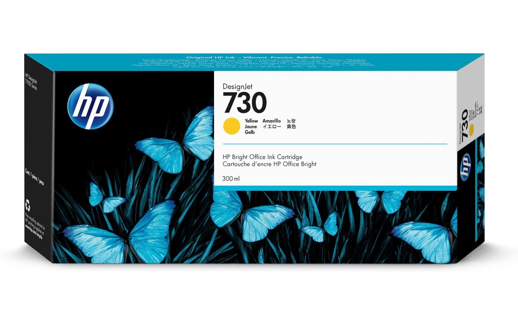HP HP cart.d'encre 730 300ml yel
