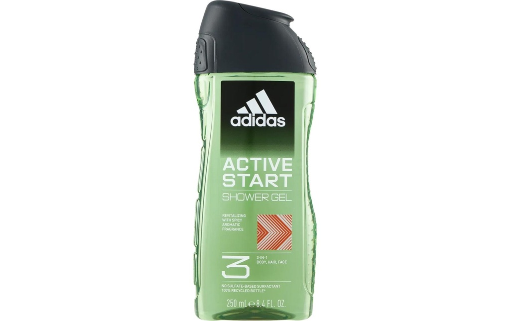 adidas Gel douche Active Start Men 3in1 250 ml