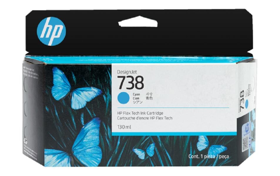 HP HP cart.d'encre 738 130ml cy