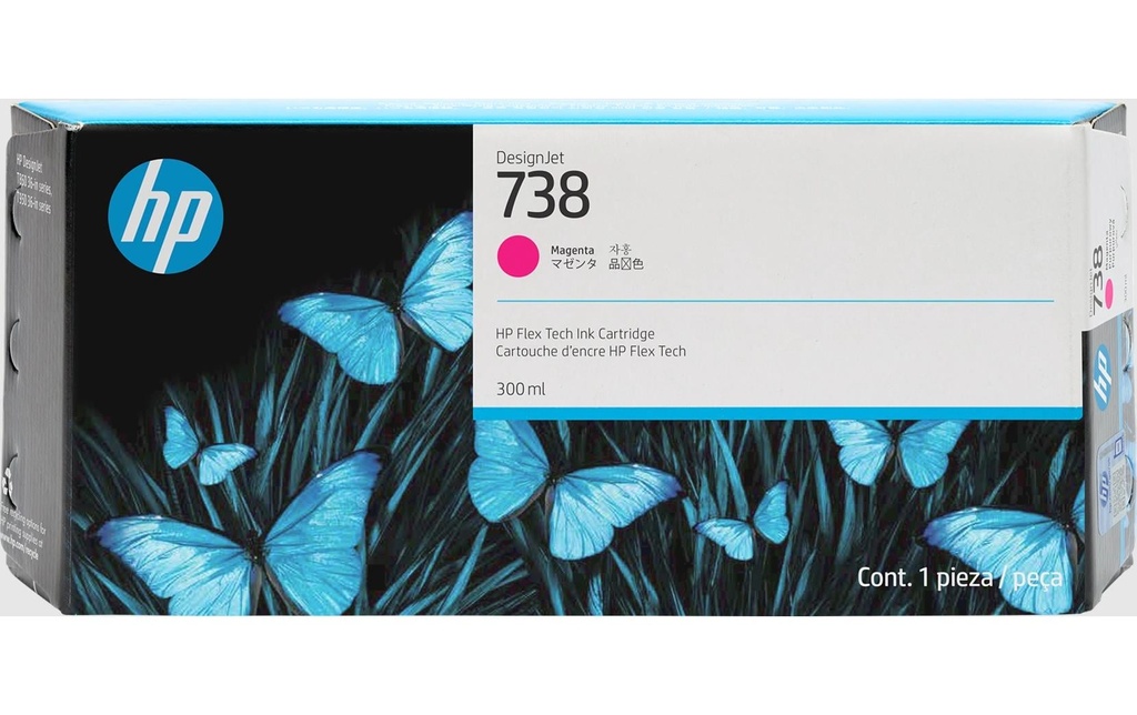 HP HP cart.d'encre 738 300ml ma