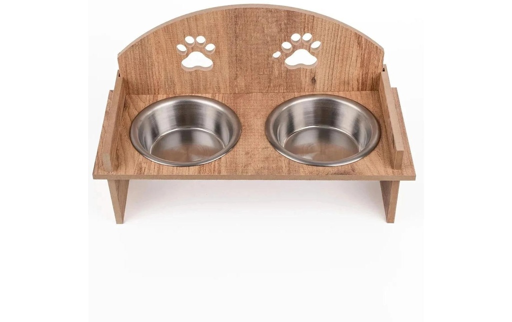 Paws & Whiskers Barre d'alimentation avec écuelles Apvm12