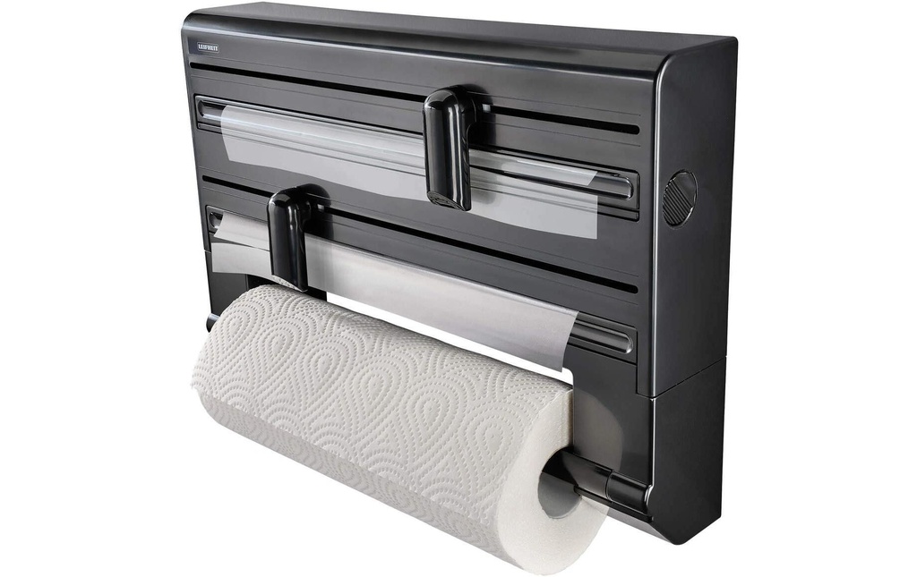 Leifheit Porte-rouleaux mural Parat Noir