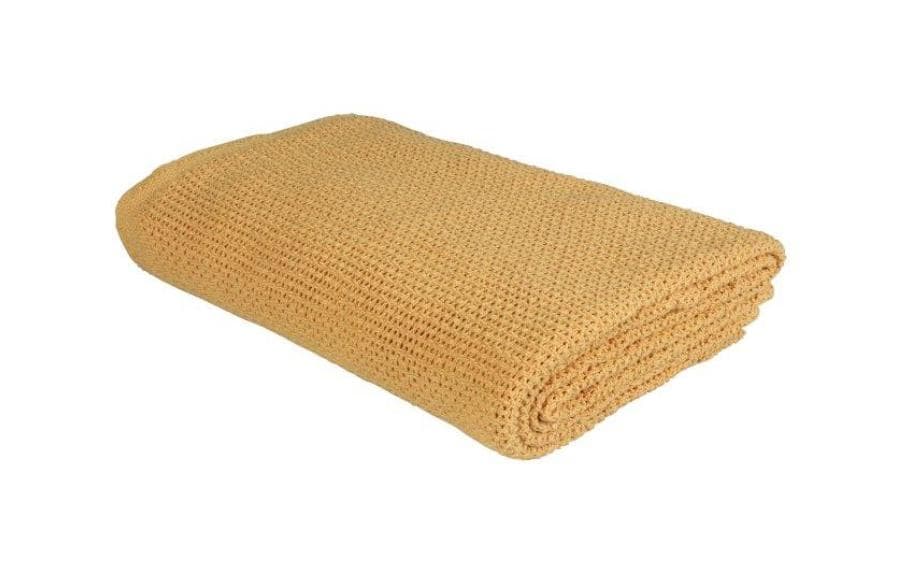 Eskimo Couverture Summer Dream 150 x 210 cm, Jaune moutarde