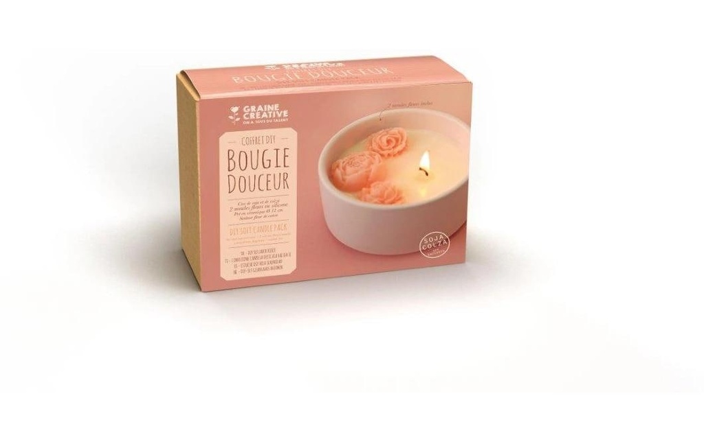 Graine Créative Kit DIY bougies douces Céramique Roses harmonieuses