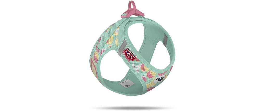 curli Harnais Gilet Air-Mesh LE26 XL Juicy Fruits Turquoise