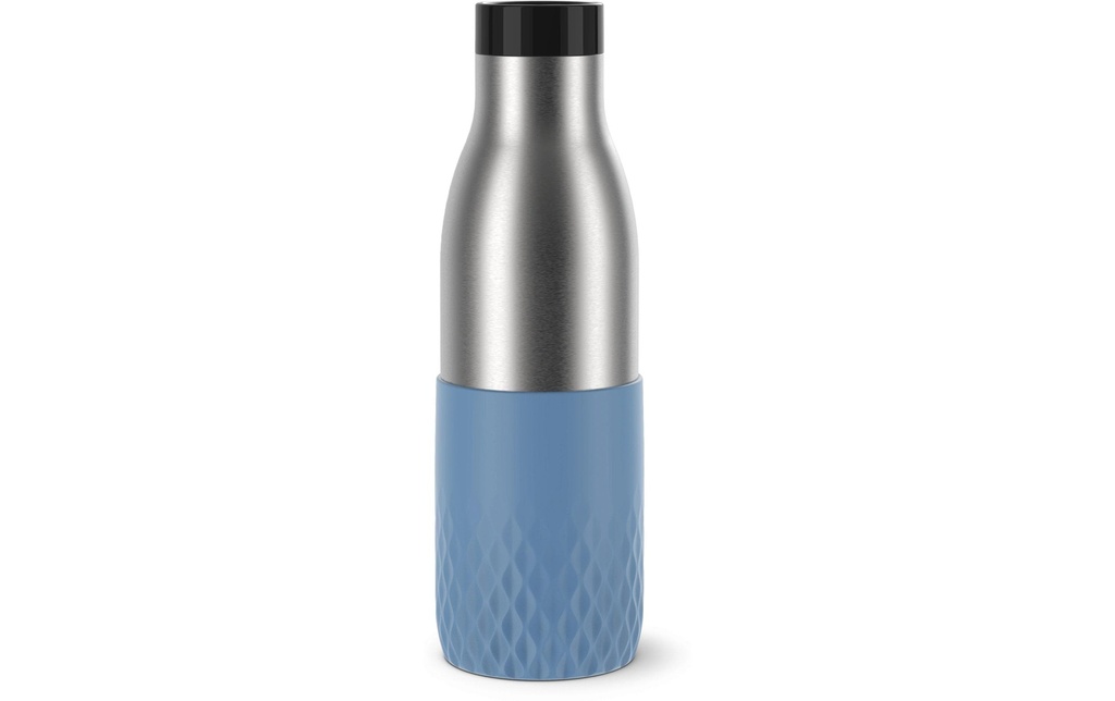 Emsa Gourde Bludrop Sleeve 500 ml, Bleu