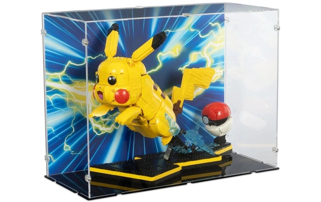 iDisplayit Présentoir en acrylique pour LEGO 72152 Pokémon Pikachu et Pokéball