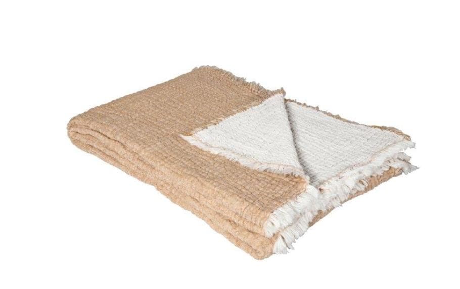 Eskimo Couverture Artemis 140 x 200 cm, Ocre