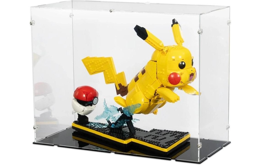 iDisplayit Présentoir en acrylique pour LEGO 72152 Pokémon Pikachu et Pokéball