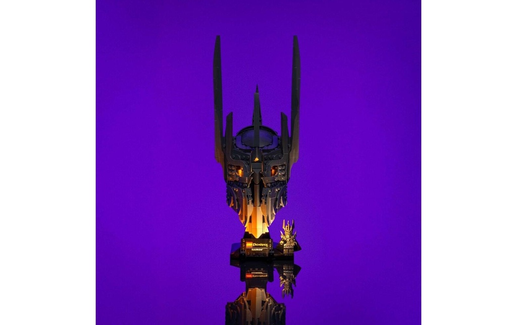 Light My Bricks Le Seigneur des Anneaux – Kit d'éclairage du casque de Sauron