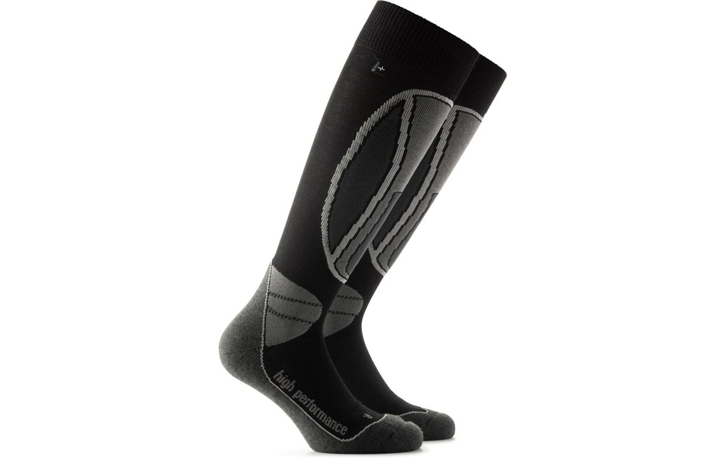 Rohner Socks Chaussettes L/R haute performance Noir, taille 44-46