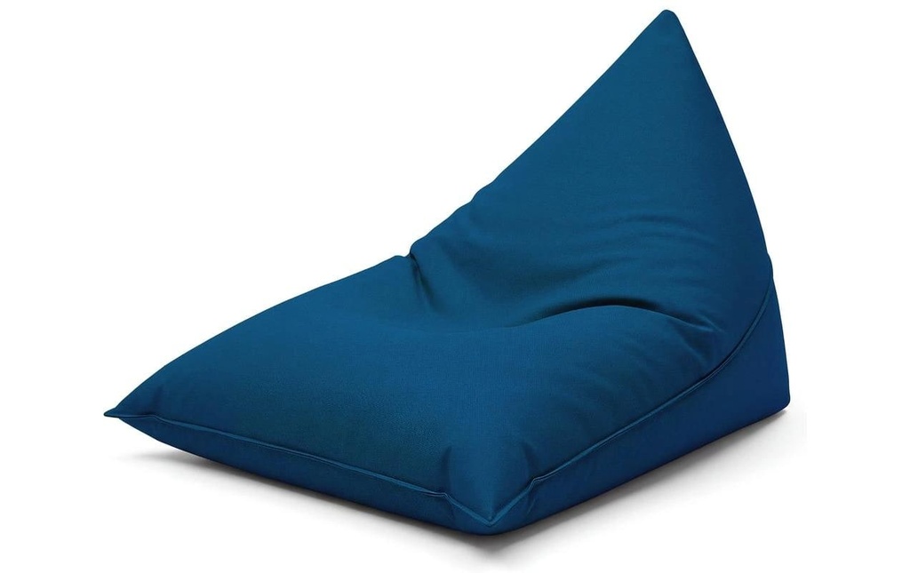 Urbanara sac pour s'asseoir Basic-Outdoor Triangle, 300 l, bleu foncé