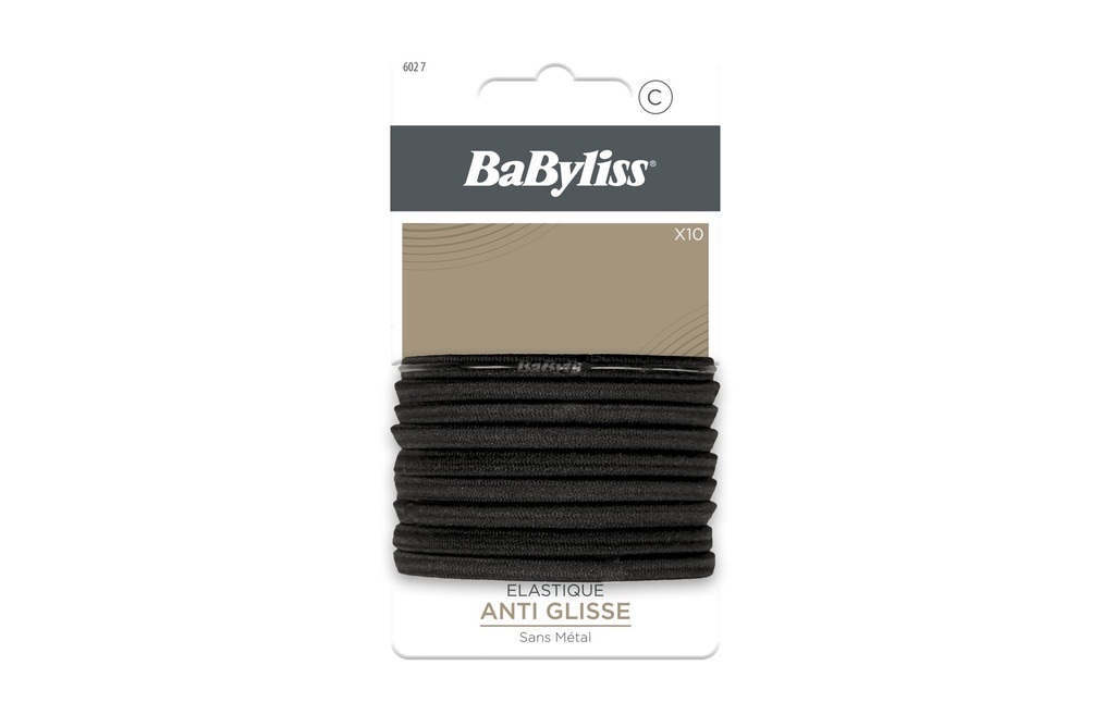 Babyliss 794602 Chouchou antidérapant 6 mm noir