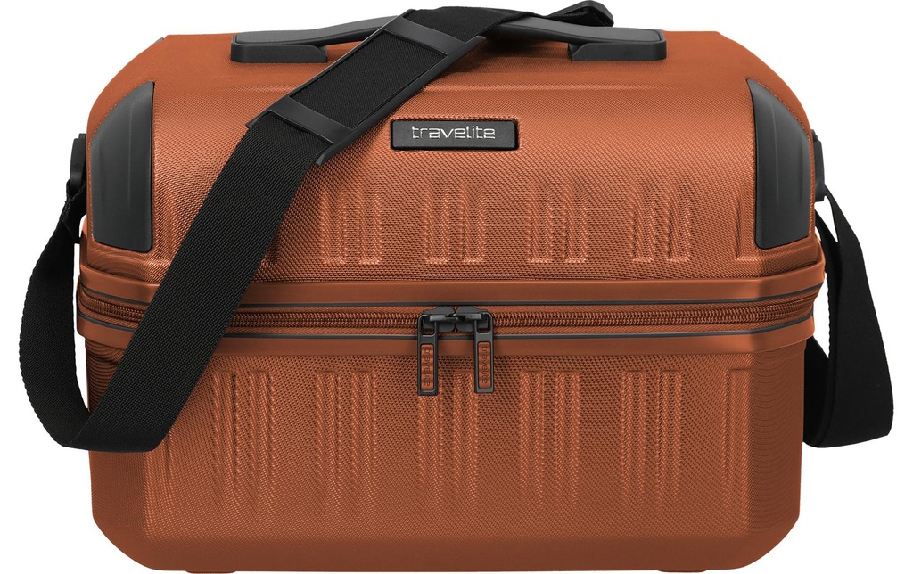 travelite DYNAMIIC Trousse de beauté Coque rigide 20 l Cuivre Marron
