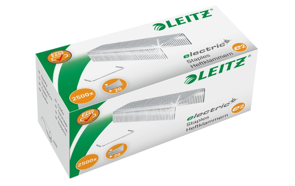 LEITZ Agrafes e2 pour 5533 (2500 pces)