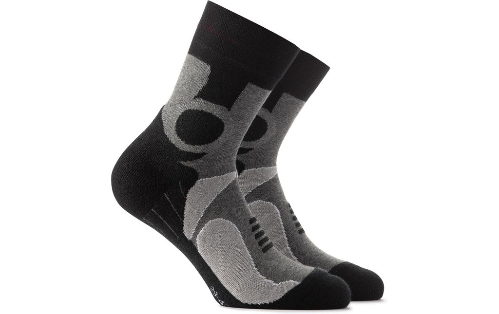 Rohner Socks Quartier de randonnée avancé Gris/noir, taille 43-46