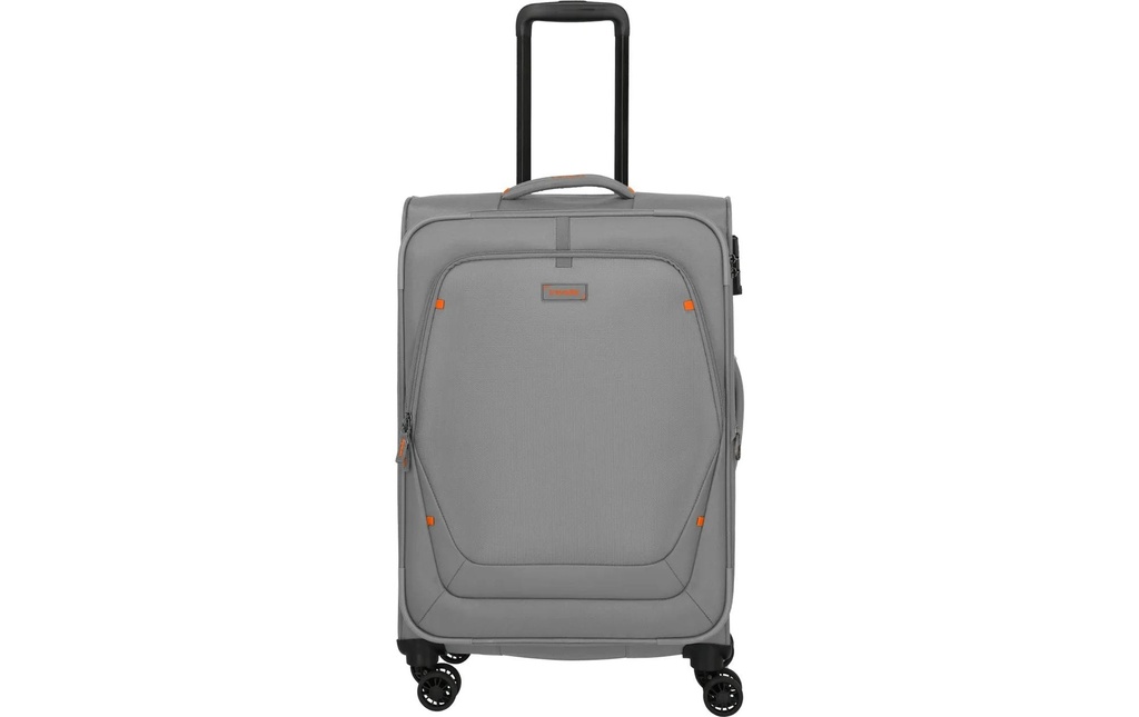 travelite UMBRIA Trolley M extensible 66 l Gris clair