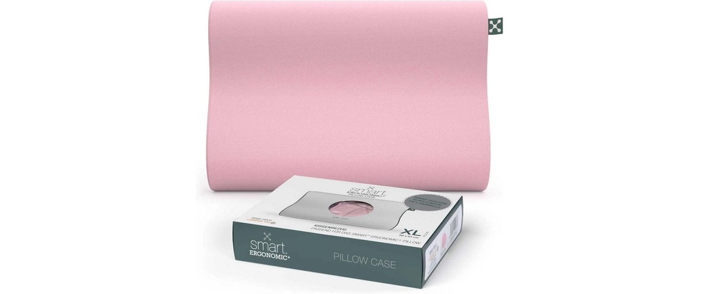 Smartsleep Taie d’oreiller Ergonomic 60 x 43 cm, Rose