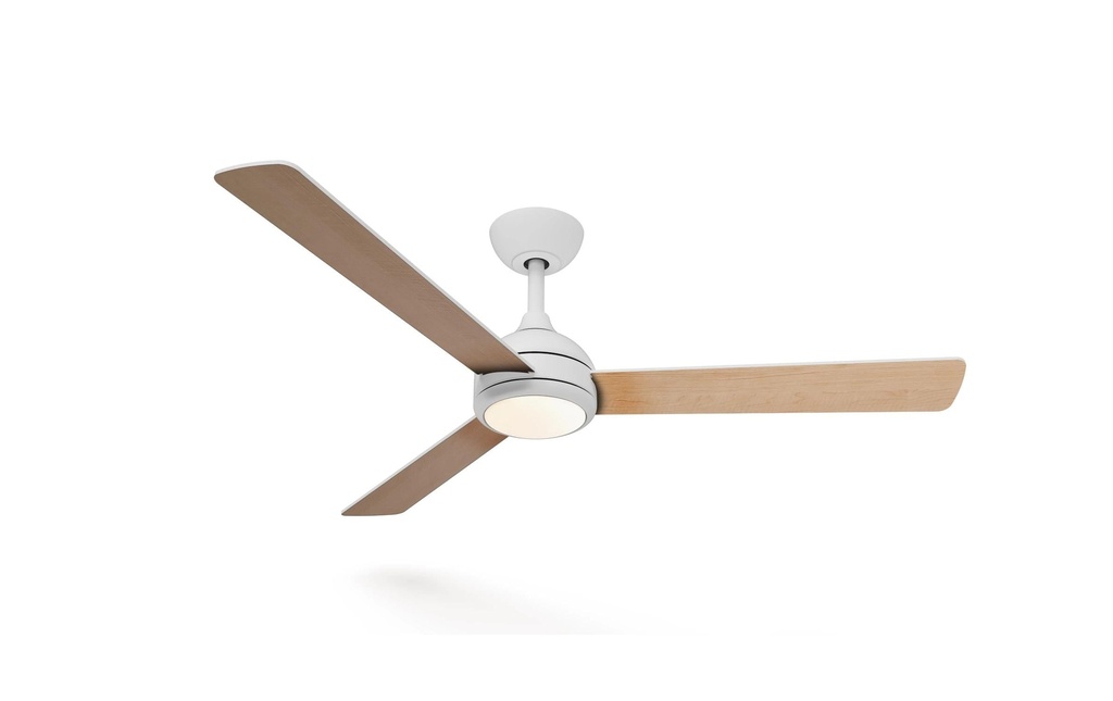 Philips Ventilateur de plafond LED Civx 24W, blanc / marron clair