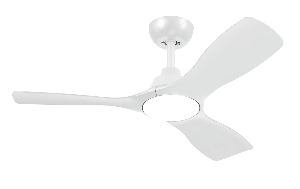 Philips Ventilateur de plafond LED Olas 30W, blanc