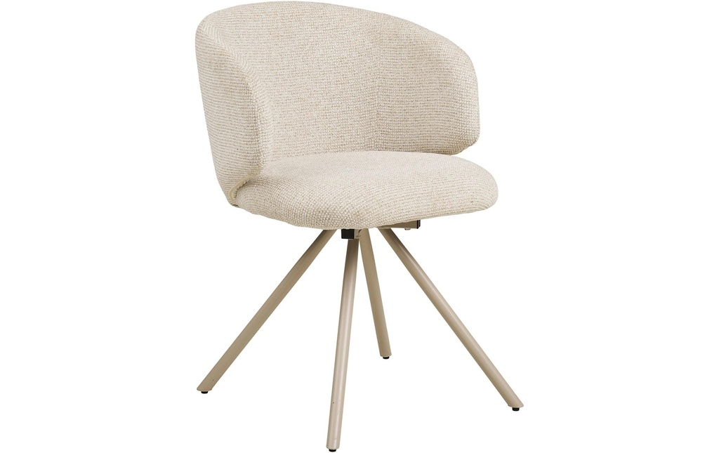 House Nordic Chaise de salle à manger Fulham, Sable, set de 2