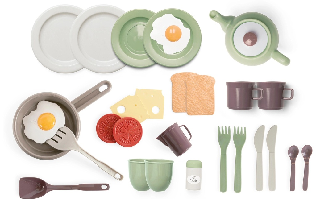 dantoy Set petit déjeuner Green Garden