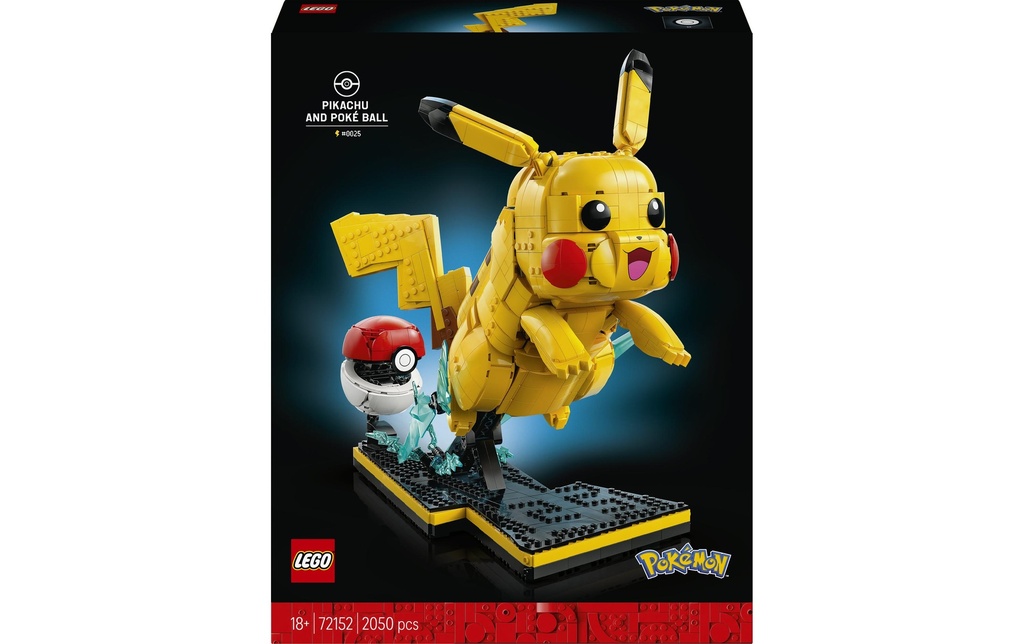 LEGO® Pokémon Pikachu et Poké Ball 72152
