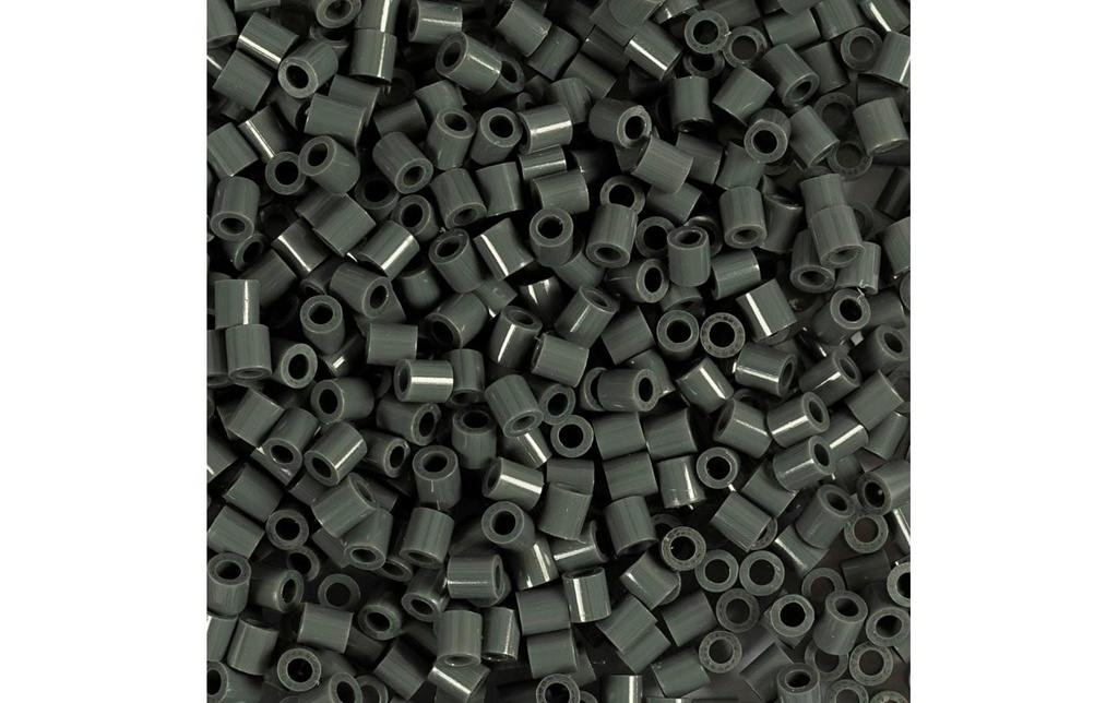Hama Perles à repasser Mini Gris foncé, 2000 pièces