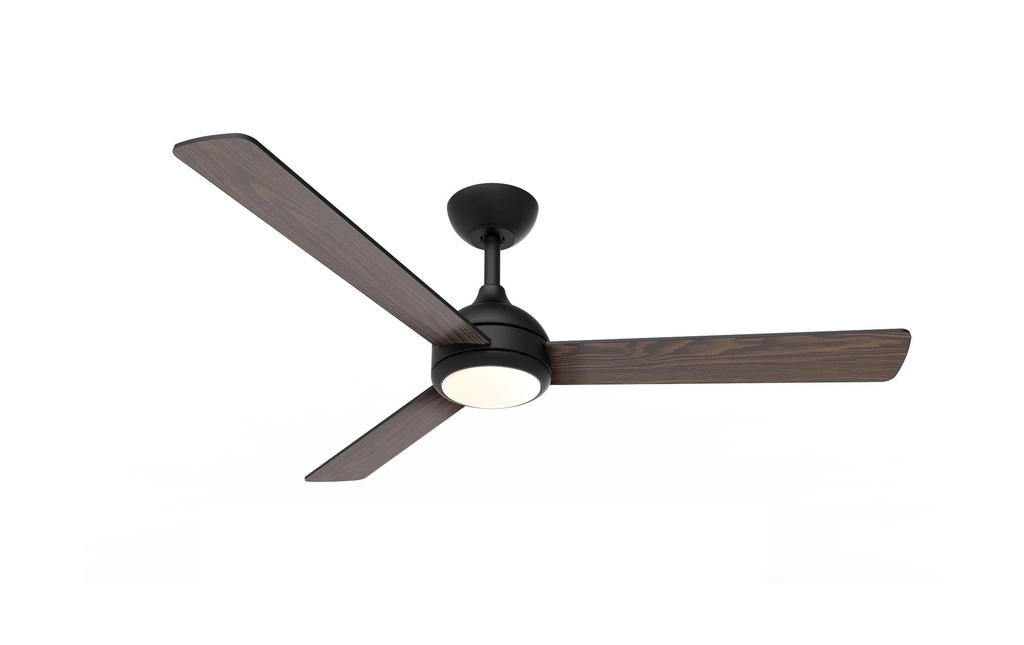 Philips Ventilateur de plafond LED Civx 24W, noir / marron foncé