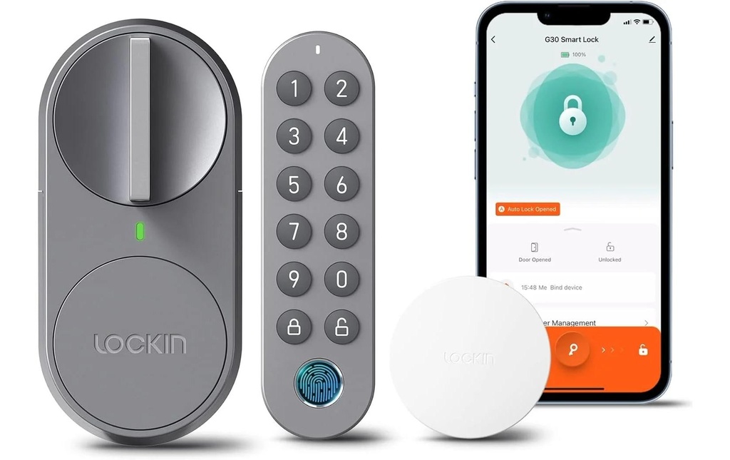 LOCKIN Smart Lock G30 (3 in 1) EU Gris