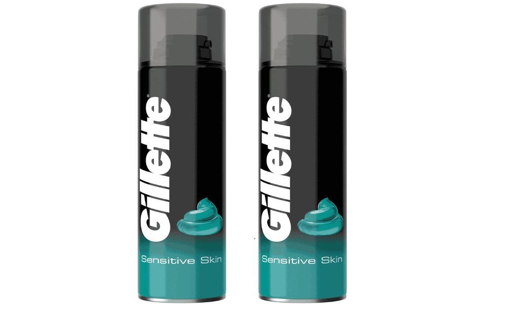 Gillette Series Duo Pack Sensitive Gel à raser 400 ml