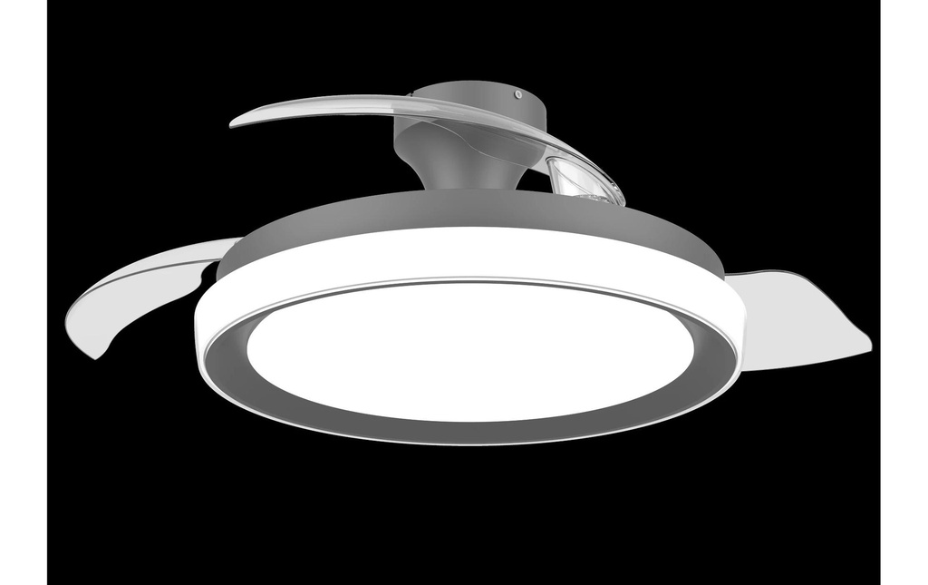Philips Ventilateur de plafond LED Bliss 35W, noir