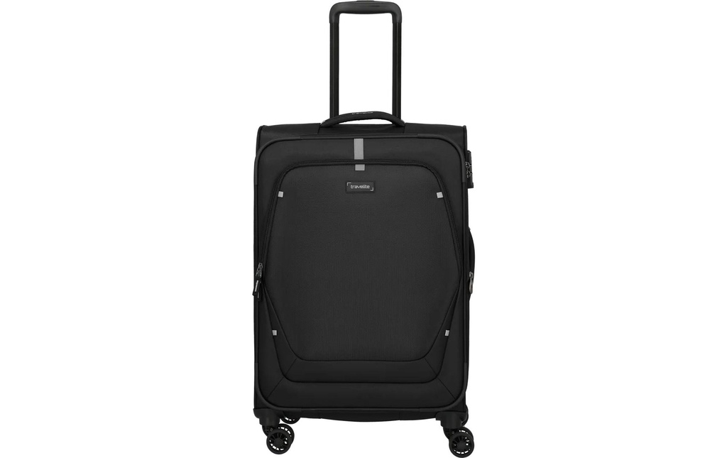 travelite UMBRIA Trolley M extensible 66 l Noir