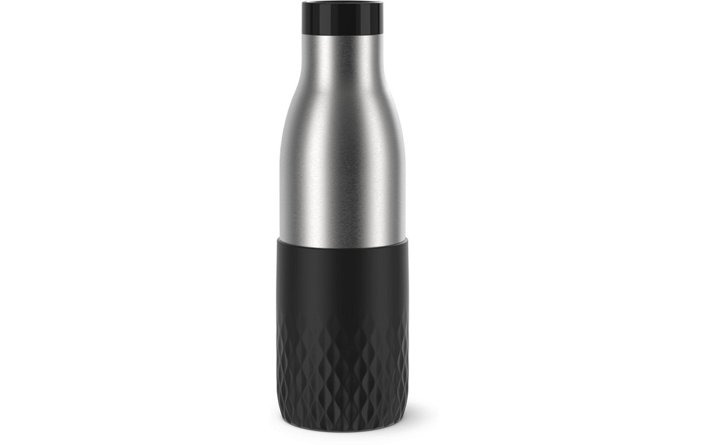 Emsa Gourde Bludrop Sleeve 500 ml, Noir
