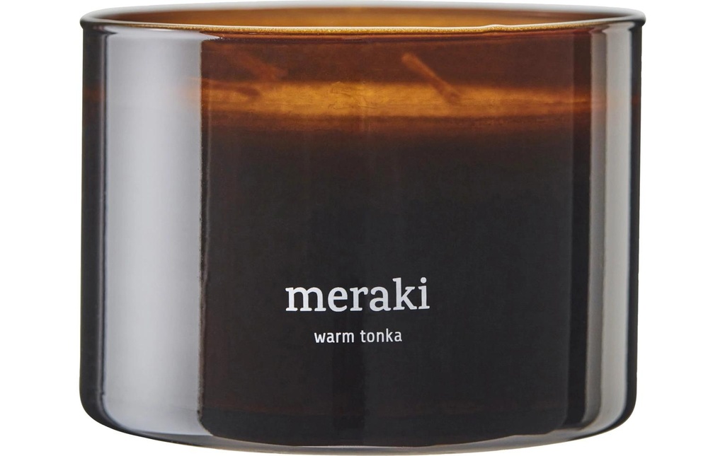 meraki Bougie parfumée Tonka chaud 340 g