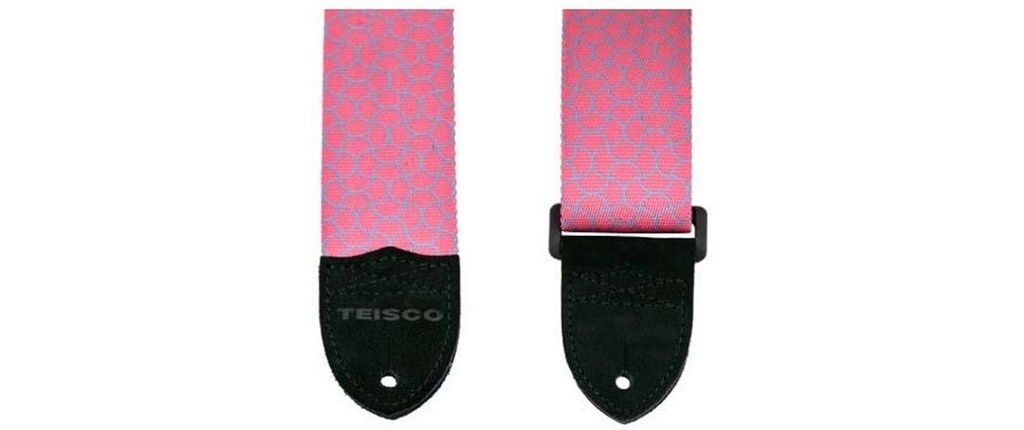 MONO Cases Ceinture de guitare en polyester Teisco Rose