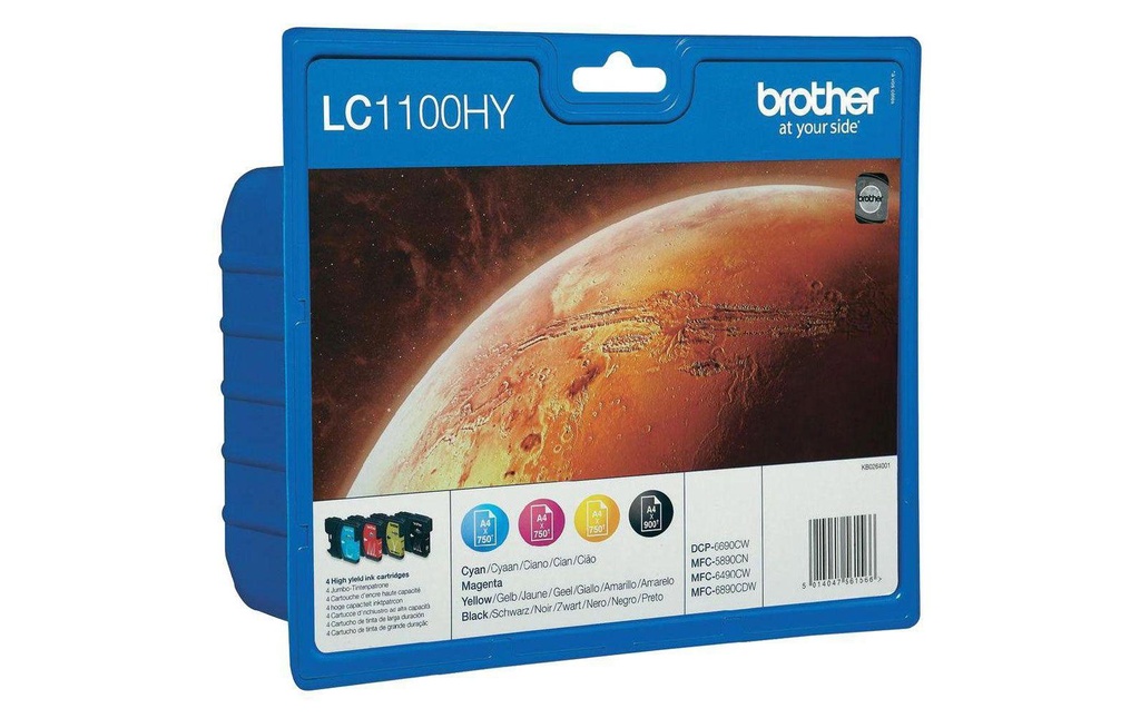 BROTHER Brother car.enc.LC-1100HY bcmy (4 pces)