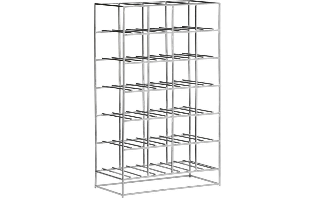 House Doctor Range-bouteilles de vin HD24, 20 x 41 x 67 cm, argent