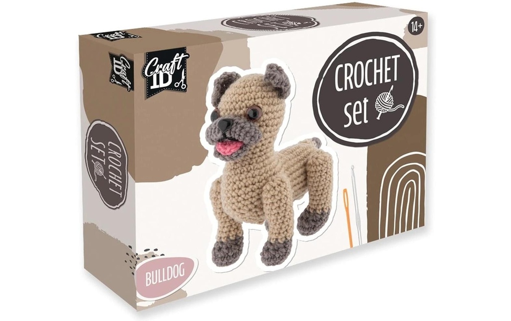  Set crochet bouledogue